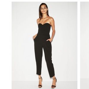Sweetheart strapless jumpsuit